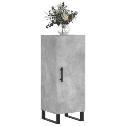 Sideboard Betongrau 34,5x34x90 cm Holzwerkstoff