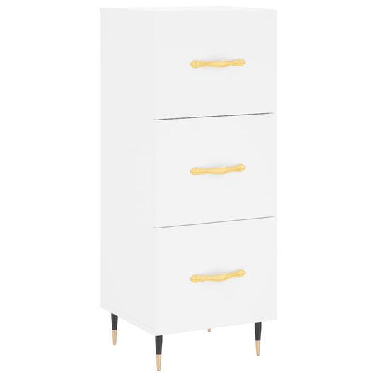 Sideboard Weiß 34,5x34x90 cm Holzwerkstoff