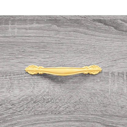 Sideboard Grau Sonoma 34,5x34x90 cm Holzwerkstoff