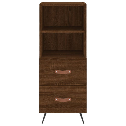 Sideboard Braun Eichen-Optik 34,5x34x90 cm Holzwerkstoff