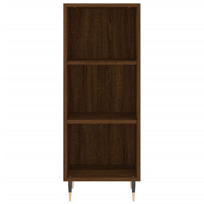 Sideboard Braun Eichen-Optik 34,5x32,5x90 cm Holzwerkstoff