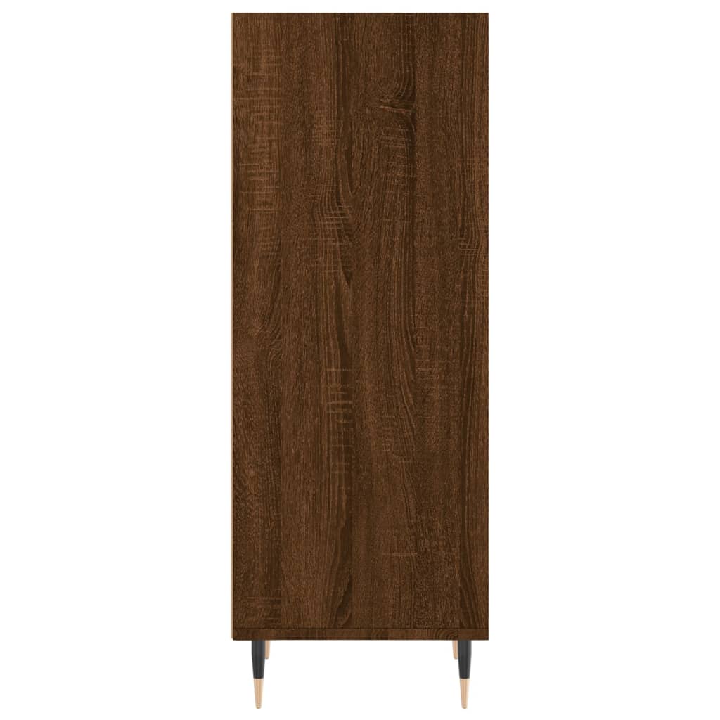 Sideboard Braun Eichen-Optik 34,5x32,5x90 cm Holzwerkstoff