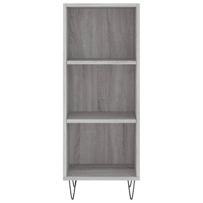 Sideboard Grau Sonoma 34,5x32,5x90 cm Holzwerkstoff