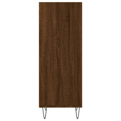 Sideboard Braun Eichen-Optik 34,5x32,5x90 cm Holzwerkstoff