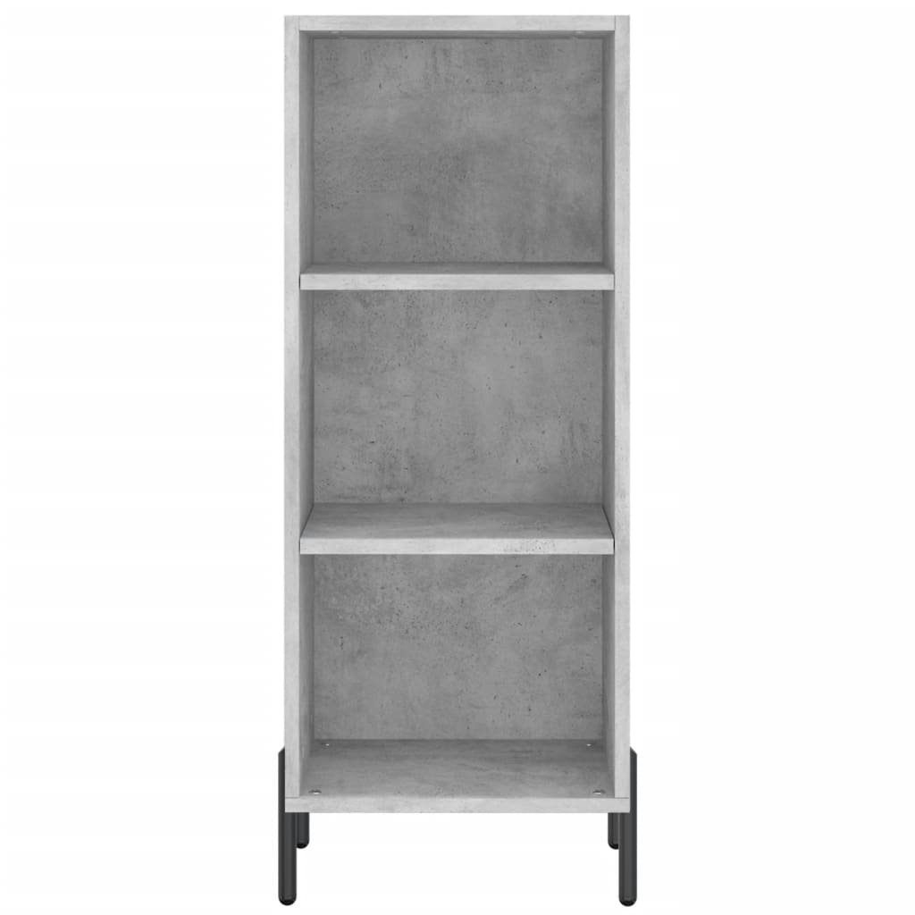 Sideboard Betongrau 34,5x32,5x90 cm Holzwerkstoff