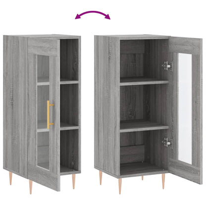 Sideboard Grau Sonoma 34,5x34x90 cm Holzwerkstoff