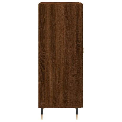 Sideboard Braun Eichen-Optik 34,5x34x90 cm Holzwerkstoff
