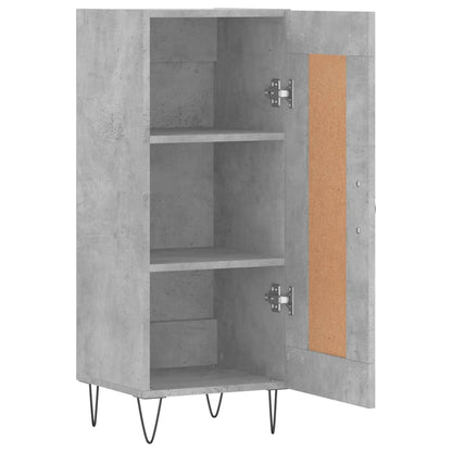 Sideboard Betongrau 34,5x34x90 cm Holzwerkstoff