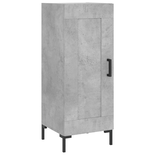 Sideboard Betongrau 34,5x34x90 cm Holzwerkstoff