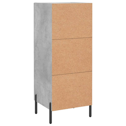Sideboard Betongrau 34,5x34x90 cm Holzwerkstoff