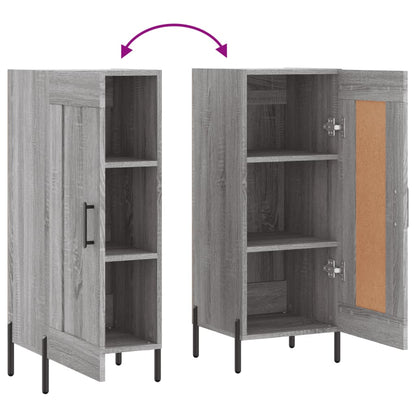 Sideboard Grau Sonoma 34,5x34x90 cm Holzwerkstoff