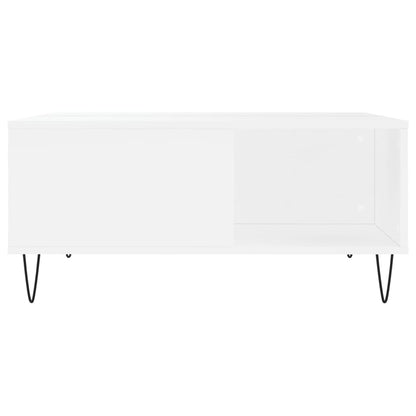 Couchtisch Weiß 80x80x36,5 cm Holzwerkstoff