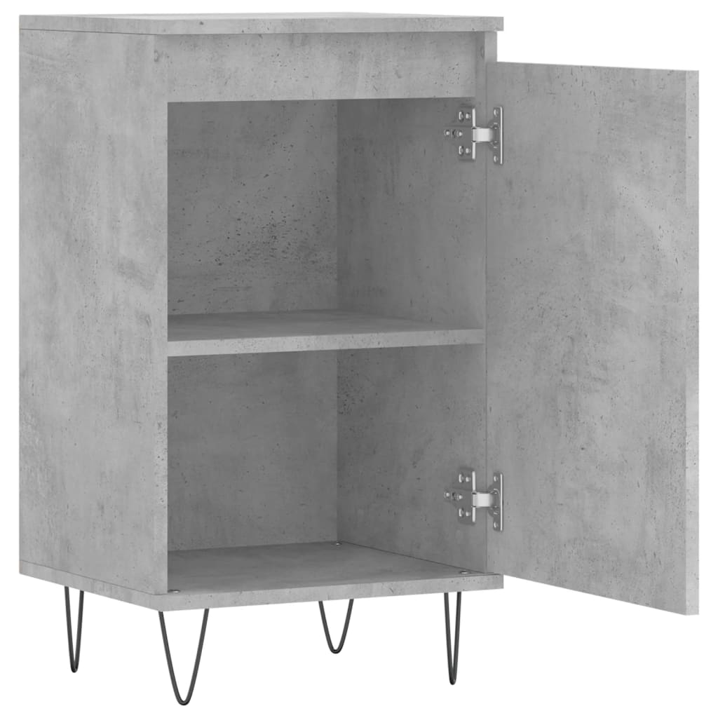 Sideboard Betongrau 40x35x70 cm Holzwerkstoff