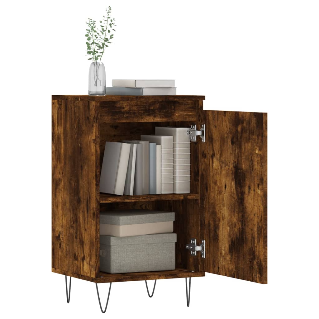 Sideboard Räuchereiche 40x35x70 cm Holzwerkstoff
