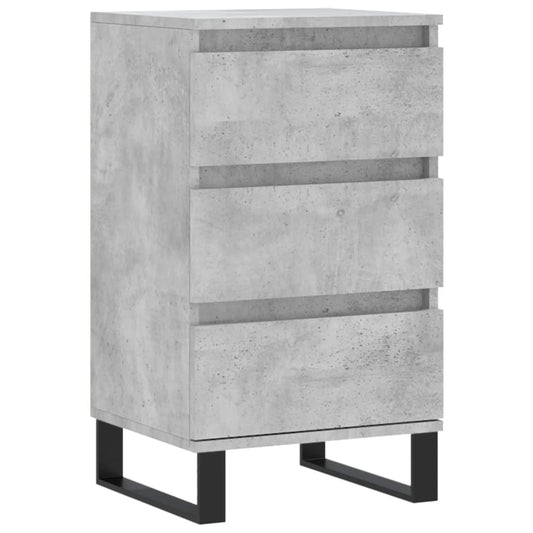 Sideboard Betongrau 40x35x70 cm Holzwerkstoff