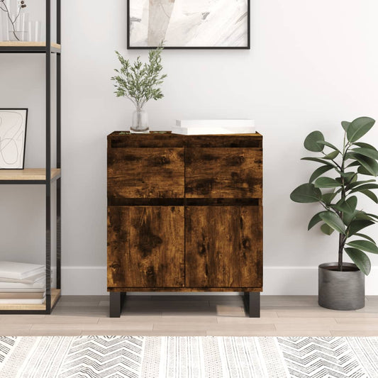 Sideboard Räuchereiche 60x35x70 cm Holzwerkstoff