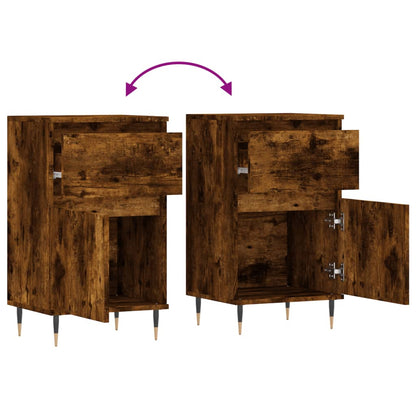 Sideboard Räuchereiche 40x35x70 cm Holzwerkstoff
