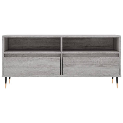 TV-Schrank Grau Sonoma 100x34,5x44,5 cm Holzwerkstoff