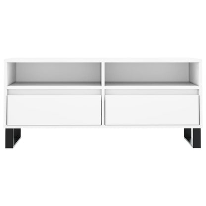 TV-Schrank Weiß 100x34,5x44,5 cm Holzwerkstoff