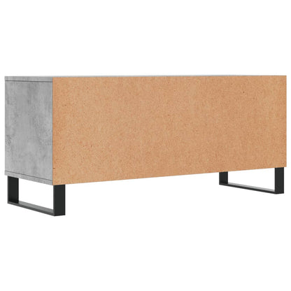 TV-Schrank Betongrau 100x34,5x44,5 cm Holzwerkstoff