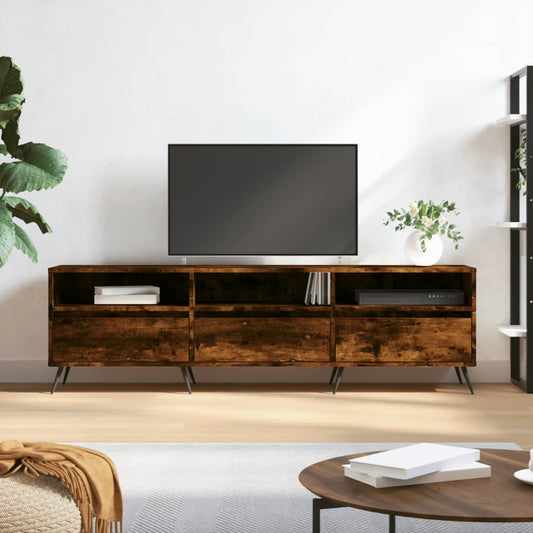 TV-Schrank Räuchereiche 150x30x44,5 cm Holzwerkstoff