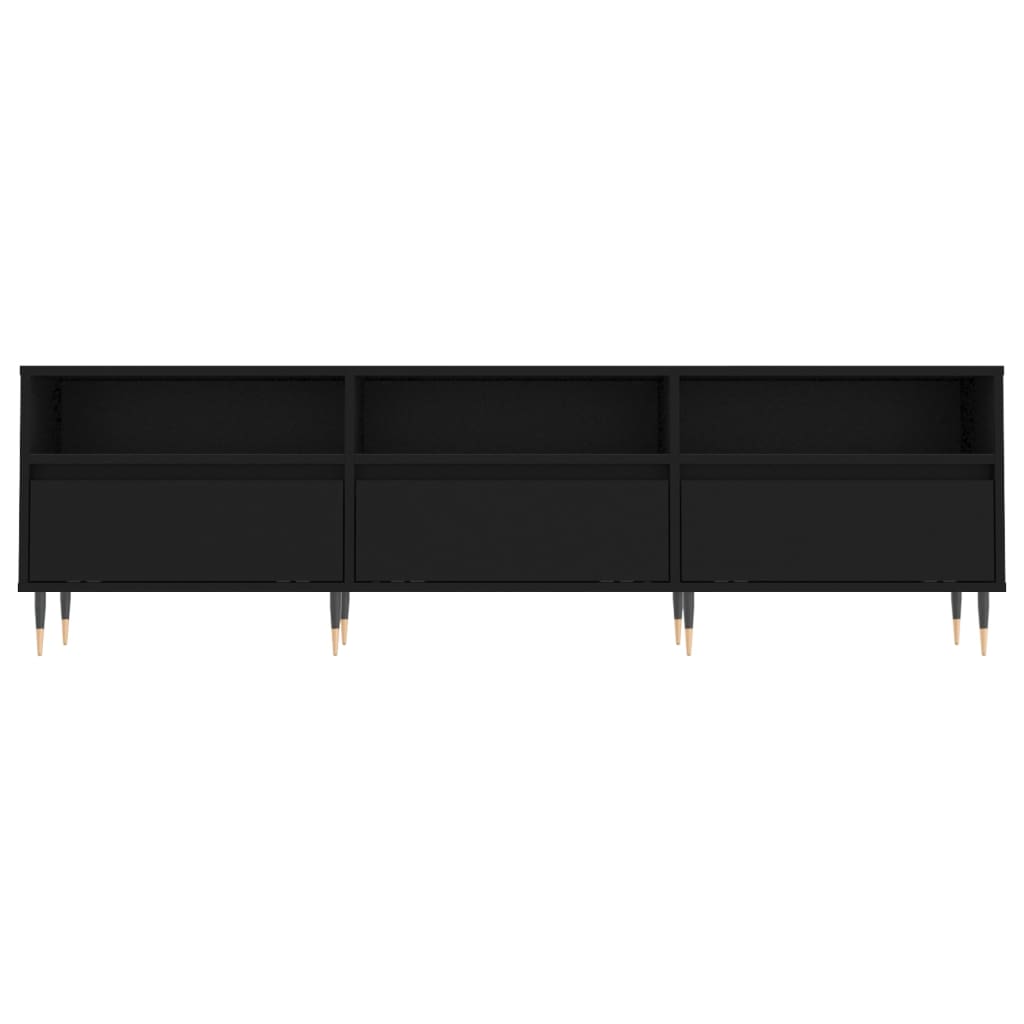 TV-Schrank Schwarz 150x30x44,5 cm Holzwerkstoff