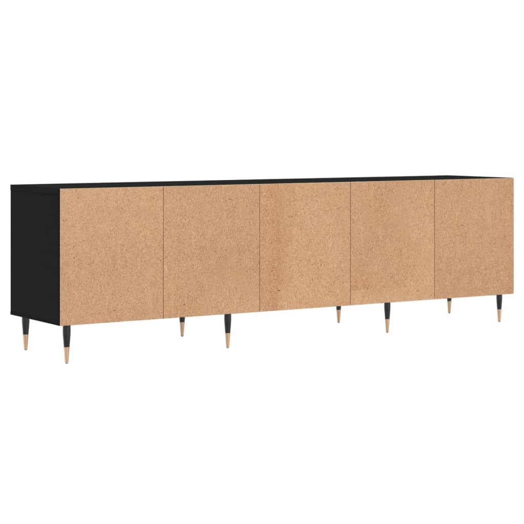 TV-Schrank Schwarz 150x30x44,5 cm Holzwerkstoff