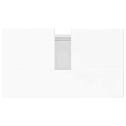 Badschrank Schwarz 58x33x60 cm Holzwerkstoff