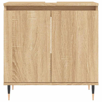 Badschrank Sonoma-Eiche 58x33x60 cm Holzwerkstoff