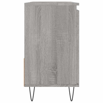 Badschrank Grau Sonoma 65x33x60 cm Holzwerkstoff
