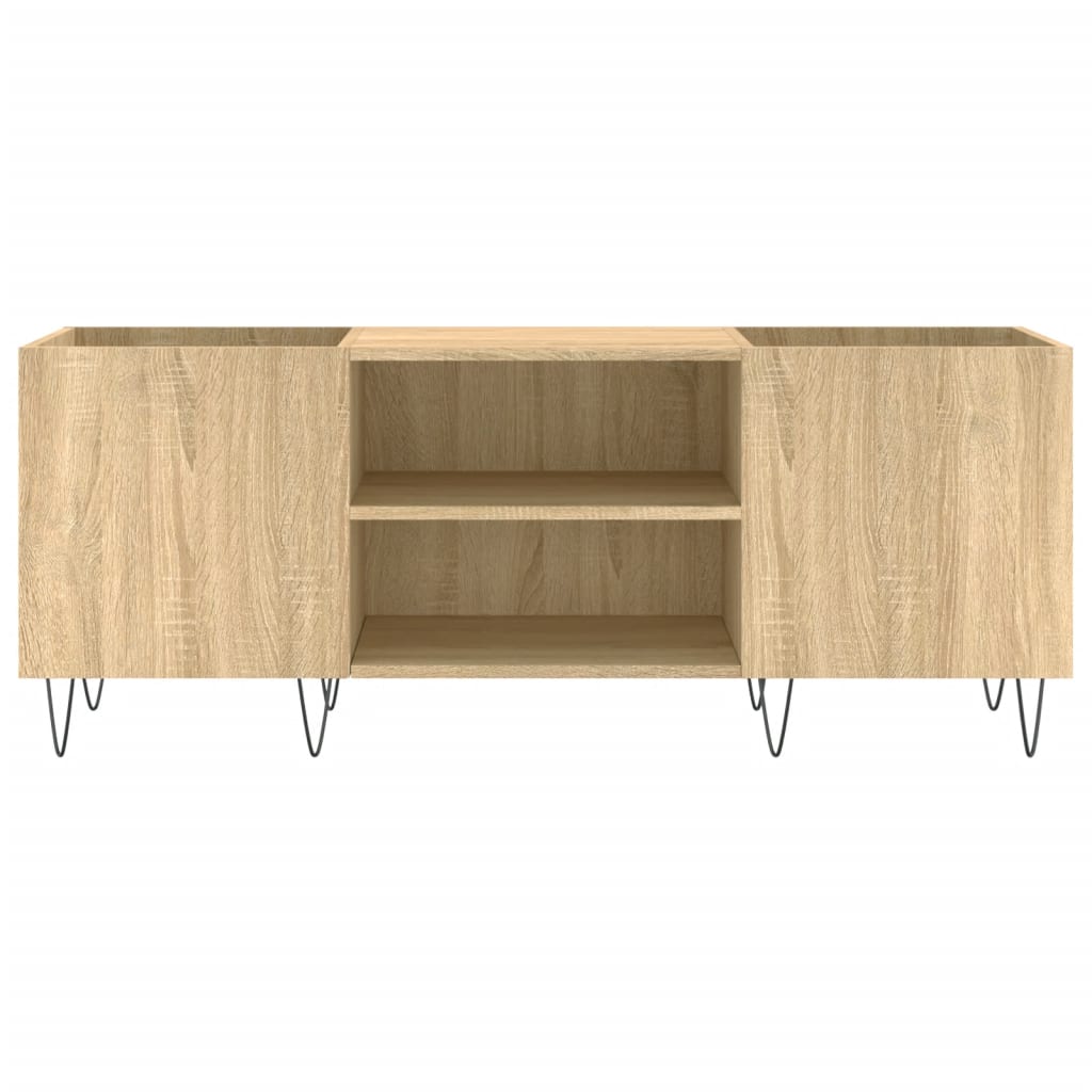 Plattenschrank Sonoma-Eiche 121x38x48 cm Holzwerkstoff
