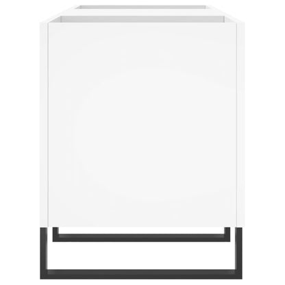 Plattenschrank Weiß 121x38x48 cm Holzwerkstoff