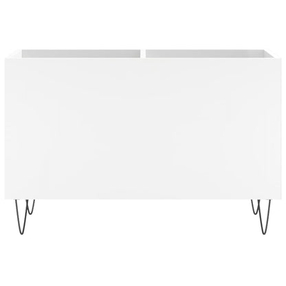Plattenschrank Weiß 74,5x38x48 cm Holzwerkstoff