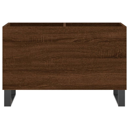 Plattenschrank Braun Eichen-Optik 74,5x38x48 cm Holzwerkstoff