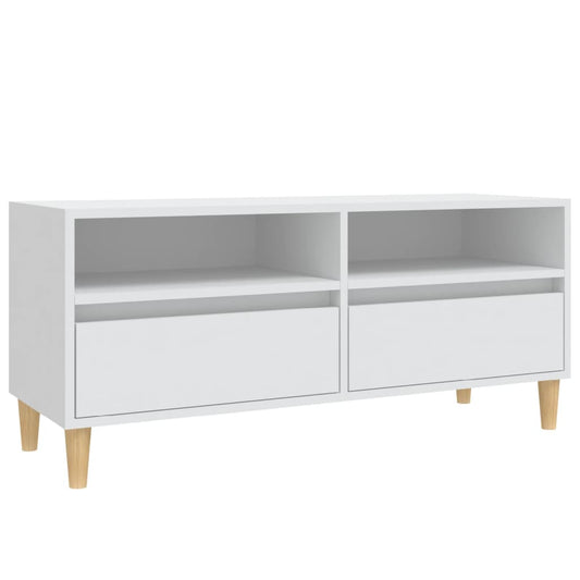 TV-Schrank Weiß 100x34,5x44,5 cm Holzwerkstoff