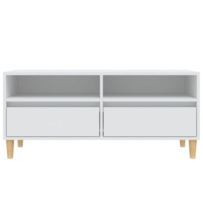 TV-Schrank Weiß 100x34,5x44,5 cm Holzwerkstoff
