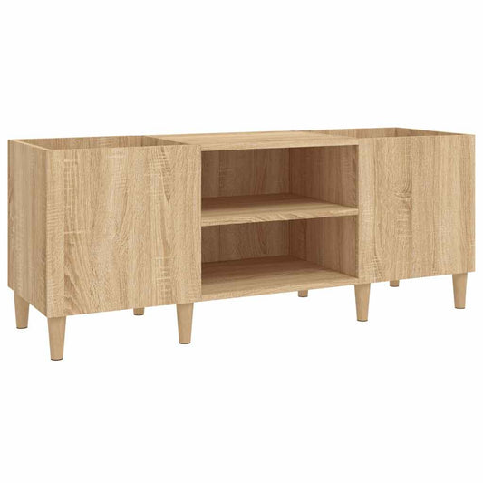 Schallplattenschrank Sonoma-Eiche 121 x 38 x 48 cm Holzwerkstoff
