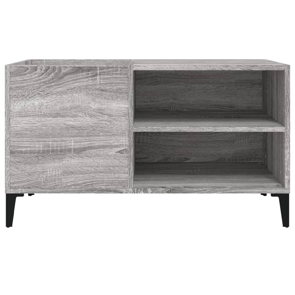 Plattenschrank Grau Sonoma 84,5x38x48 cm Holzwerkstoff