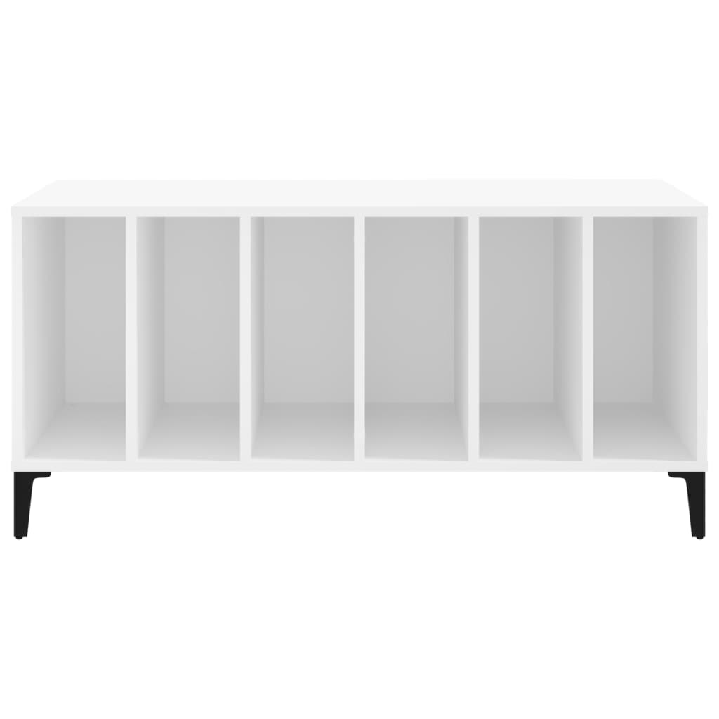 Plattenschrank Weiß 100x38x48 cm Holzwerkstoff