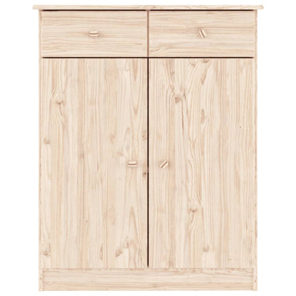 Schuhschrank ALTA 77x35x96 cm Massivholz Kiefer