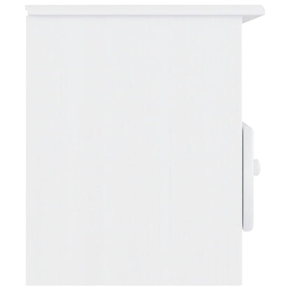 TV-Schrank mit Schubladen ALTA Weiß 100x35x41 cm Kiefernholz