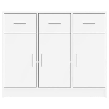 Sideboard Weiß 91 x 28 x 75 cm Holzwerkstoff
