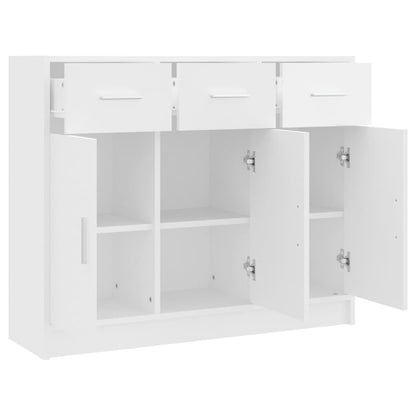 Sideboard Weiß 91 x 28 x 75 cm Holzwerkstoff