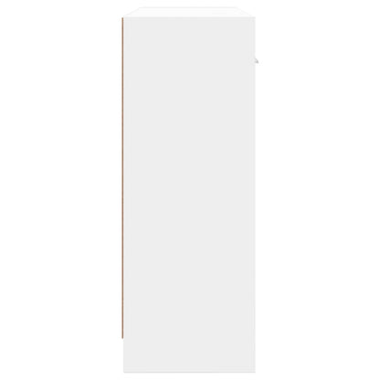 Sideboard Weiß 91 x 28 x 75 cm Holzwerkstoff