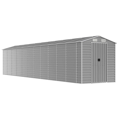 Gartenhaus Hellgrau 191 x 980 x 198 cm Verzinkter Stahl