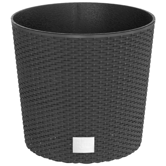 Pflanzkübel mit herausnehmbaren Einsatz Anthrazit 15/15,3 L PP