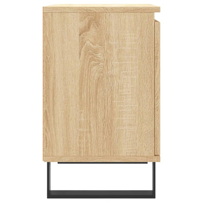 Nachttische 2 Stk. Sonoma-Eiche 40x30x50 cm Holzwerkstoff