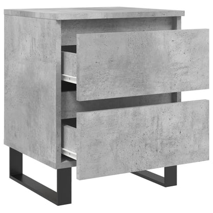 Nachttisch Betongrau 40x35x50 cm Holzwerkstoff