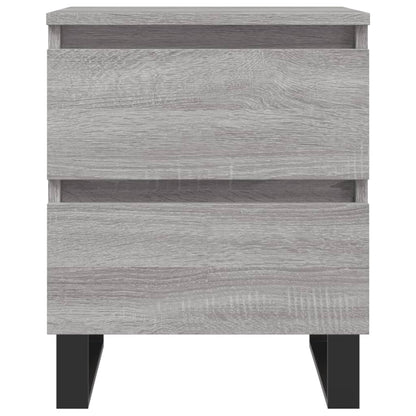 Nachttisch Grau Sonoma 40x35x50 cm Holzwerkstoff