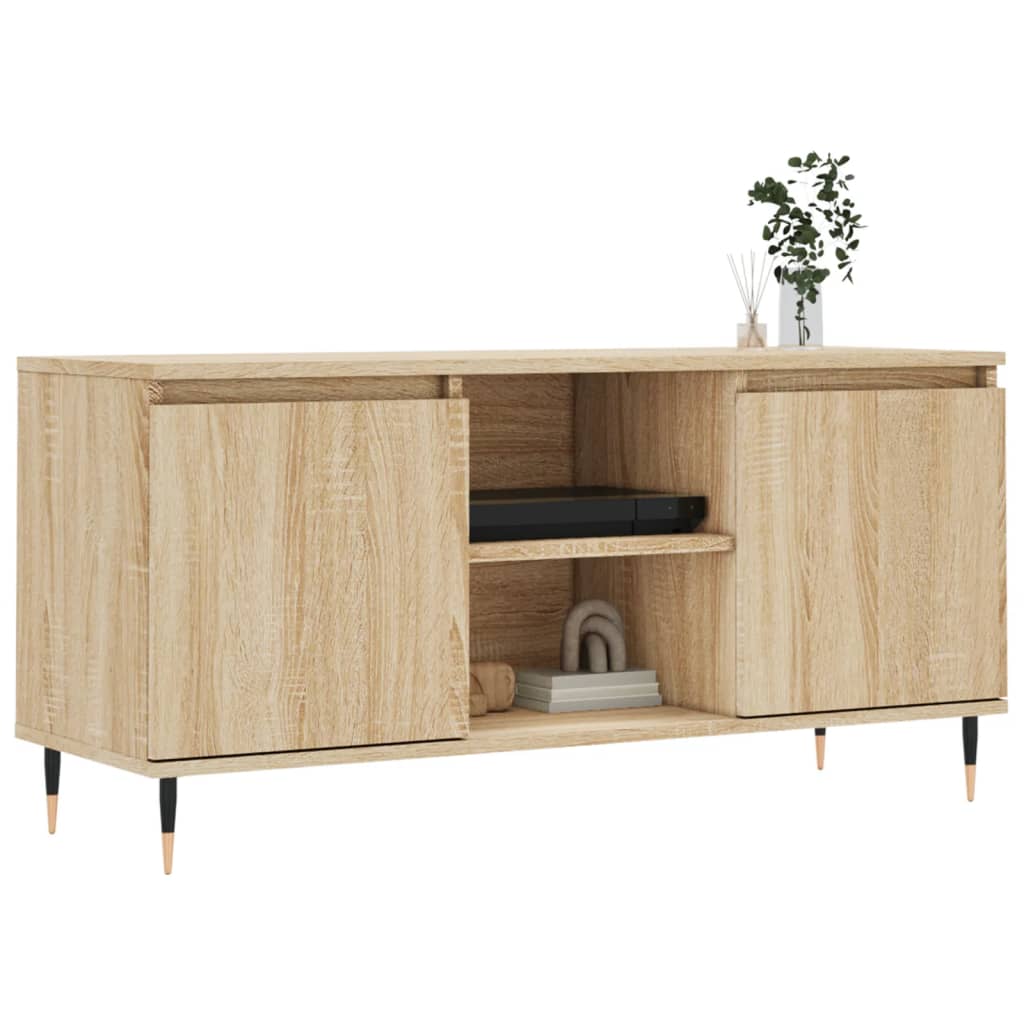 TV-Schrank Sonoma-Eiche 104x35x50 cm Holzwerkstoff